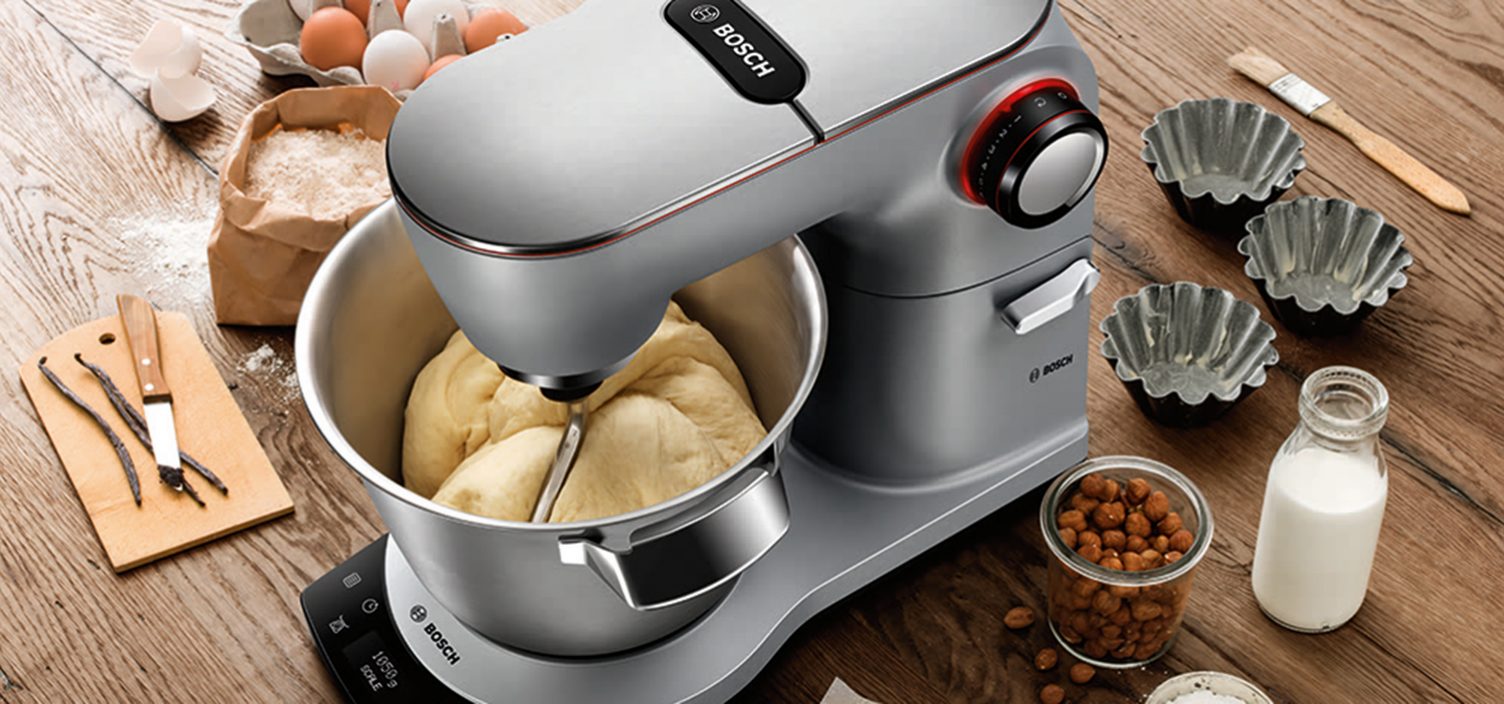 Weihnachtsstollen Teig Zubereitung mit der Bosch OptiMUM